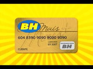 cartão do supermercado bh